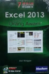 Image of 7 Jam Belajar Interaktif : Excel 2013 Untuk Orang Awam