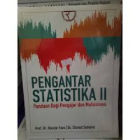 Image of PengantarStatistika II Panduan Bagi Pengajar dan Mahasiswa