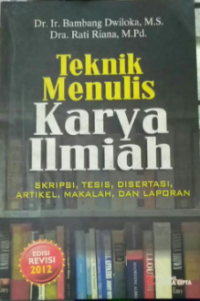 Image of Teknik Menulis Karya Ilmiah